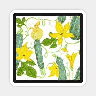 Courgette flowers Magnet