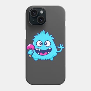 BLUE MONSTER Phone Case