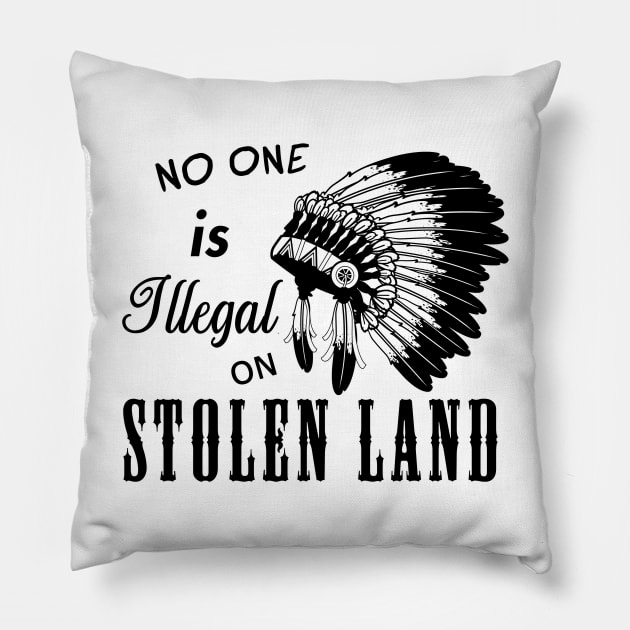 Stolen Land Pillow by valentinahramov