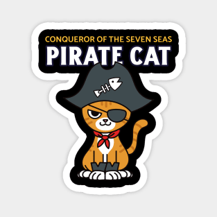 Pirate Cat Cute Anime Magnet