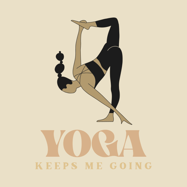 yoga keeps me going by WOAT
