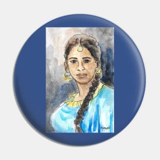 Punjabi beauty in blue Pin
