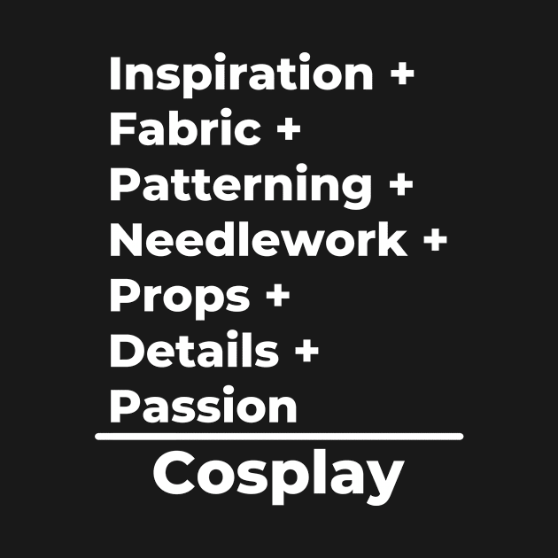 Cosplay Equation by PerlerTricks