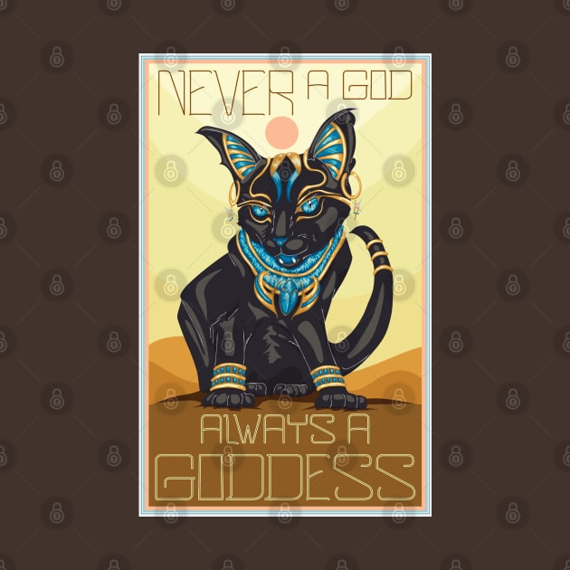 Bastet, always a goddess by Kat C.