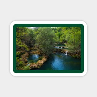 The Small Waterfalls at Martin Brod in Bosnia Magnet