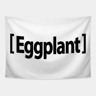 Eggplant Emoji Dad Tapestry