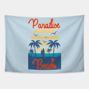 paradise beach Tapestry