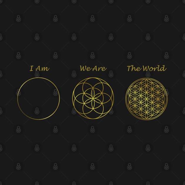 Sacred Geometry The World by Bluepress