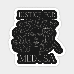 JUSTICE FOR MEDUSA Magnet