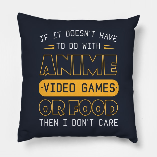 if it doesn't have to do with anime video games or food then i don't care Pillow by bisho2412