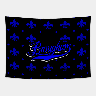 Caprice Brougham Pattern Blue Tapestry