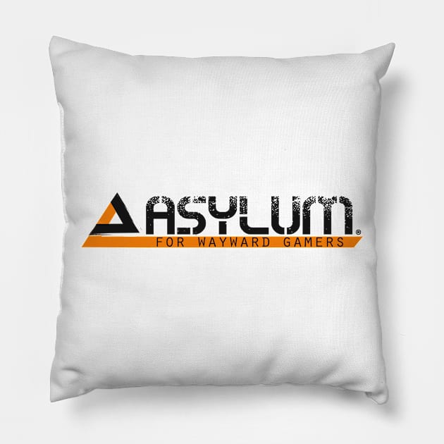 Asylum For Wayward Gamers [Lightbased] Pillow by AsylumFWG