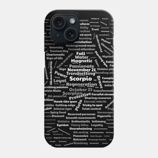 Scorpio - Scorpion zodiac sign Phone Case