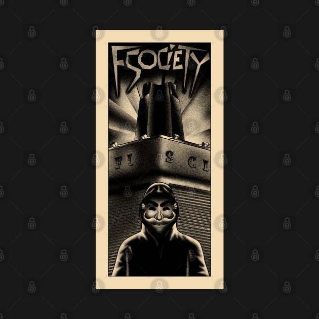 Democracy hacked-metropolis inspired poster-vintage and dystopian aesthetic lovers by ntesign