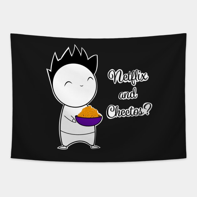 Netflix and Cheetos? Tapestry by tighttee