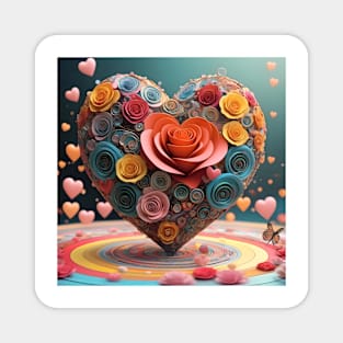 decorative heart Magnet