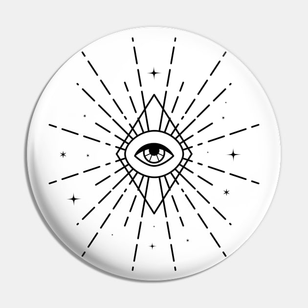 Third eye Pin by ya studio