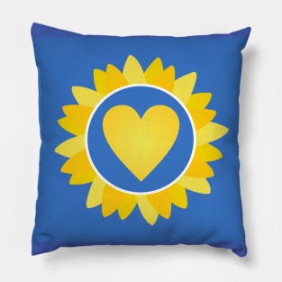 Ukraine Sunflower Pillow