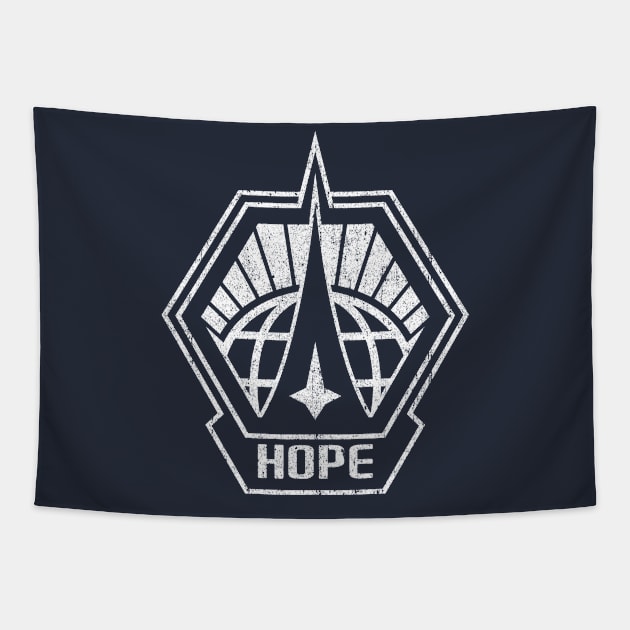 USS Hope Crest (Variant) Tapestry by huckblade