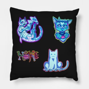 Halloween Cat Pack 4 Pillow