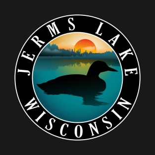 Jerms Lake Wisconsin Loon T-Shirt