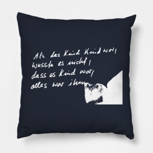 Als das Kind Kind war - light Pillow