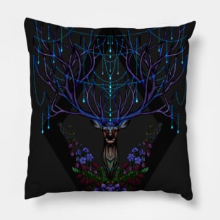 Deer in space Pillow