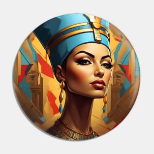 Queen Nefertiti Portrait Pin