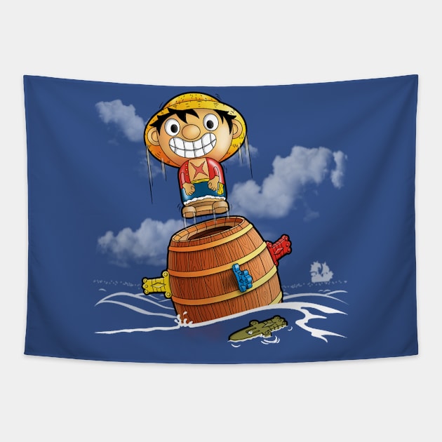 Pop Up Pirate Tapestry by se7te