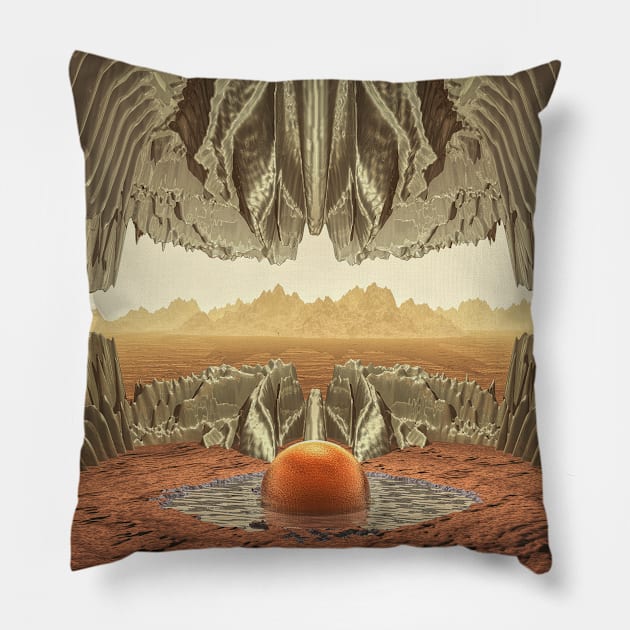 Scene From Time Pillow by perkinsdesigns