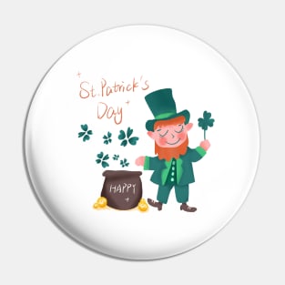Happy St.Patrick's day Pin