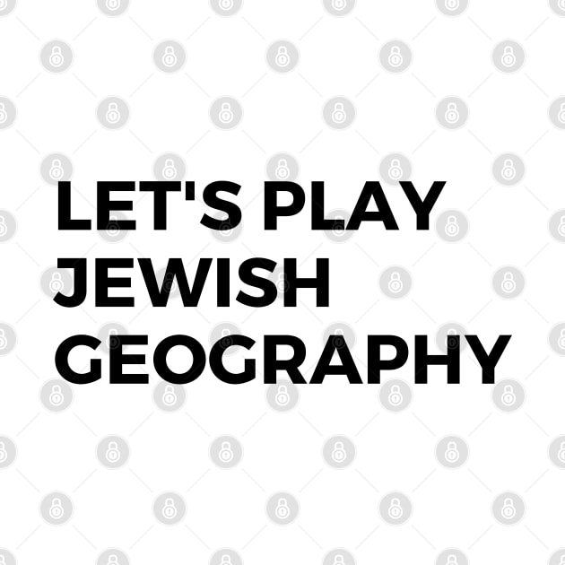 Let's Play Jewish Geography by stickersbyjori