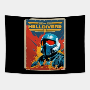 JOIN THE FIGHT - HELLDIVERS Tapestry