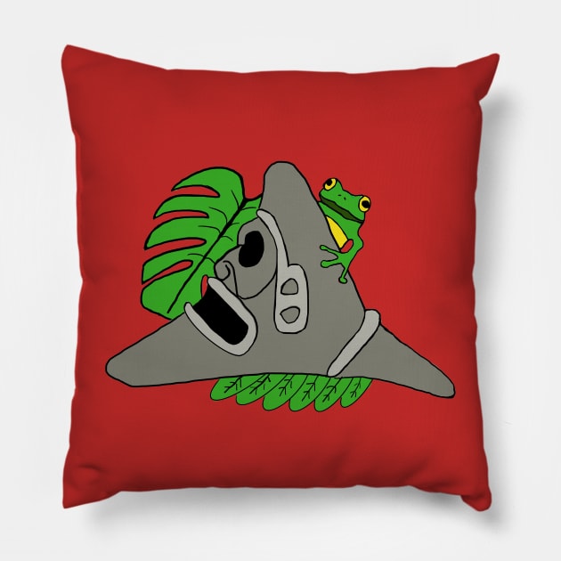 Cemi Coqui Taino Pillow by SparklingAura