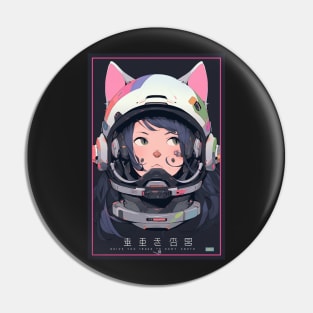 Anime Cat Girl | Quality Anime Design | Chibi Cat Girl Miaw | Manga Anime Art Pin