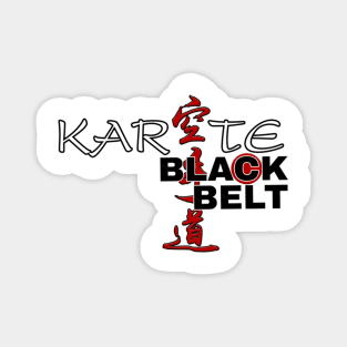 Karate Black Belt Ba Magnet