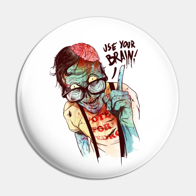 Zombie Pin by mathiole