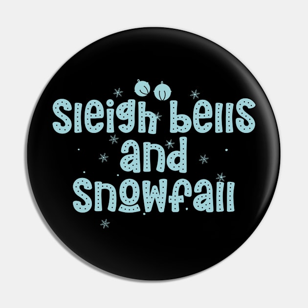 Sleigh bells and snowfall Pin by Nikki_Arts