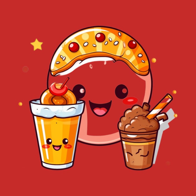 Donut kawaii  junk food T-Shirt cute  funny by nonagobich