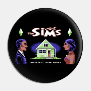 Sims Commodore 64 Mockup Pin