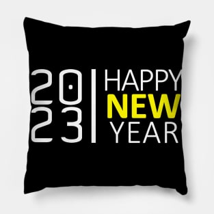 Happy New Year 2023 - White Pillow