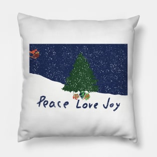 Peace Love and Joy Pillow