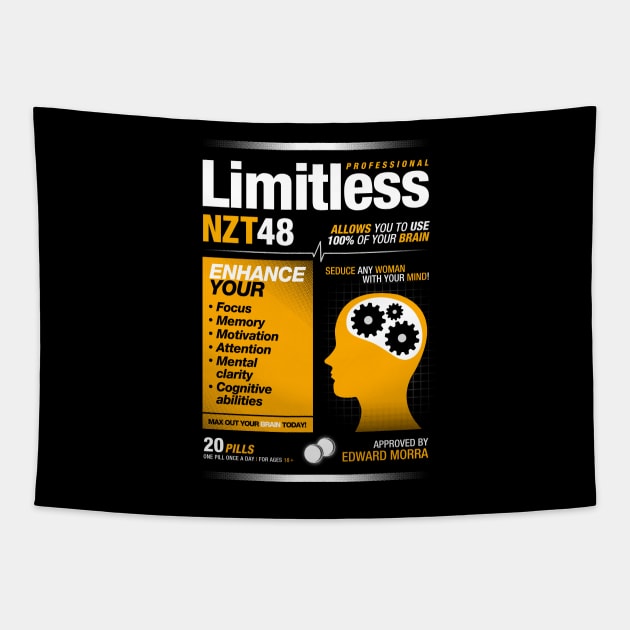 Limitless Pills Tapestry by SOULTHROW