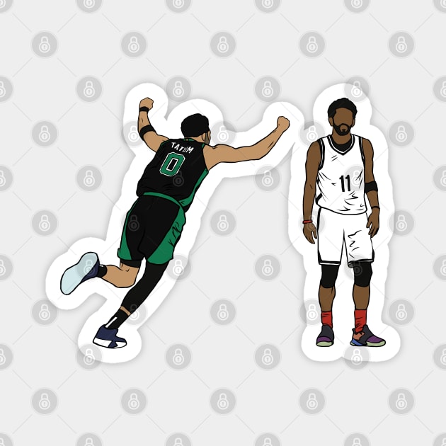 Jayson Tatum Game Winner Celebration Magnet by rattraptees