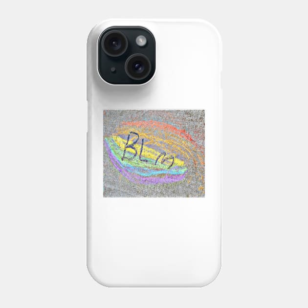 BLM Equality Chalking Street Art - Front Phone Case by Subversive-Ware 