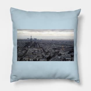 Paris View from the Montparnasse Tower Pillow