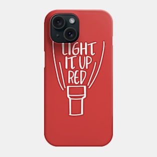 Light It Up Red Phone Case