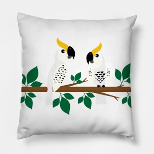 Cockatoo Duo Pillow