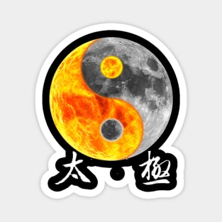 Yin Yang T Shirt Tai Chi Symbol Sun Moon Chinese Kung Fu Magnet