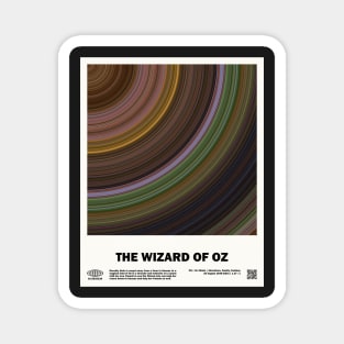 minimal_Wizard of Oz Circular Movie Magnet